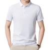 Summer new men's casual short-sleeved golf seamless polo shirt, ice silk lapel T-shirt, sports sweat-wicking T-shirt, breathable Application Scenario